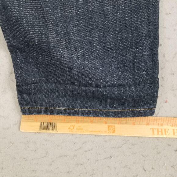 Levis 514 Jeans Mens 42x30 Blue Straight Leg 100% Cotton Zip Fly Classic Denim - Picture 10 of 14